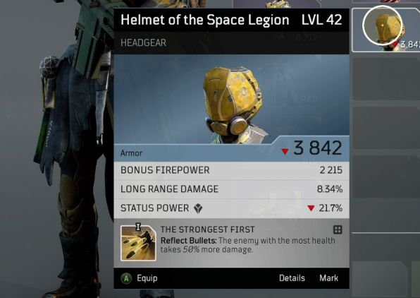 Outriders Helmet of the Space Legion - plain