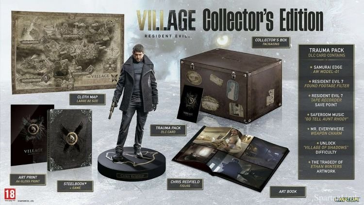  Resident Evil Village Deluxe Edition - PlayStation 4 Deluxe  Edition : Videojuegos