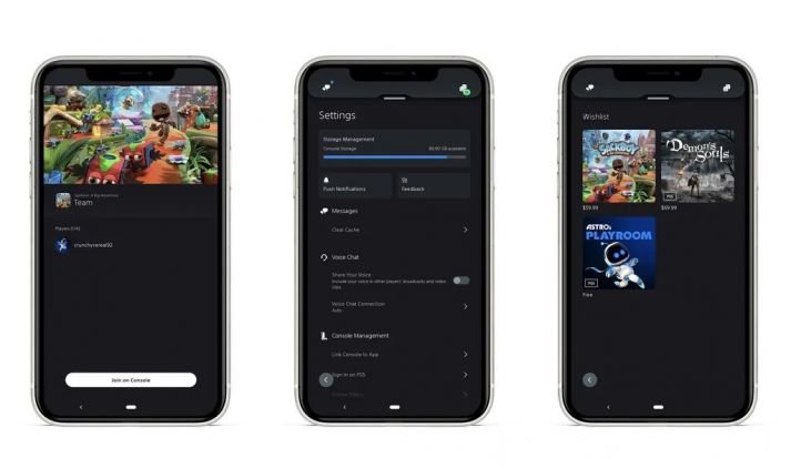 Updated playstation app apple and android april 2021