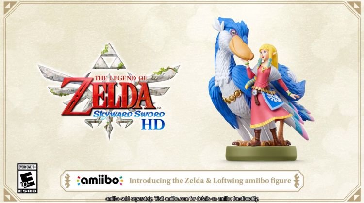 Zelda and Loftwing Nintendo Amiibo
