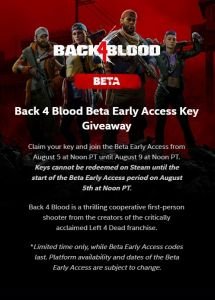 back 4 blood open beta end