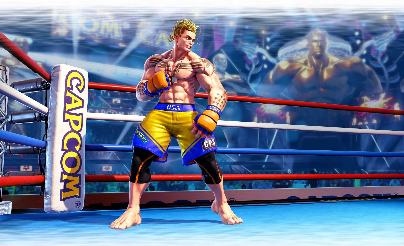 Street Fighter V Luke Character Art provided by Capcom