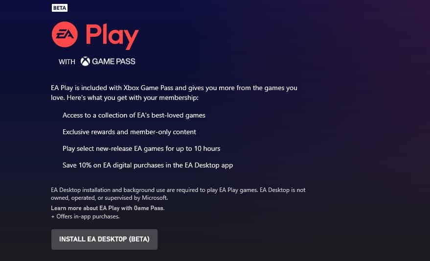How to play EA Play games on PC with Game Pass! How to connect