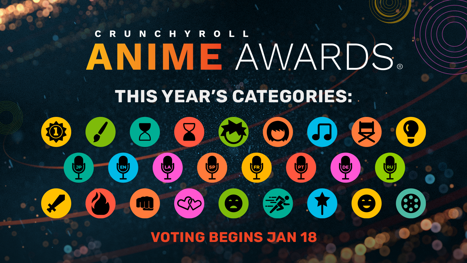 Crunchyroll Announces 2022 Anime Awards and Reveals Judges