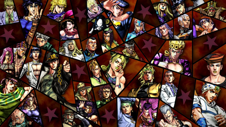 JoJo's Bizarre Adventure: All Star Battle R Character Roster.
