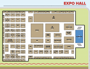 PAX East 2022 Expo Hall Map