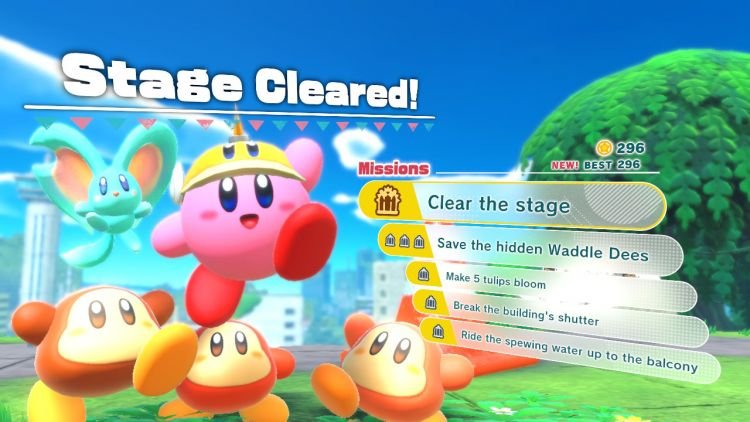 Kirby and the Forgotten Land Review - Stage Cleared