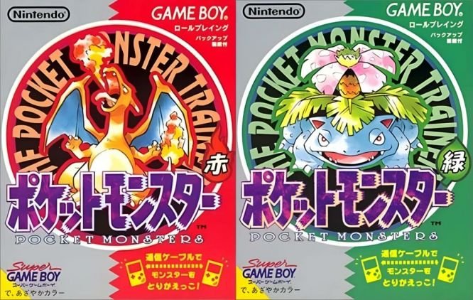 Pokemon Red and Green