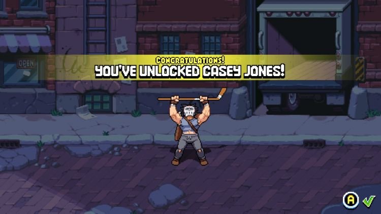 TMNT Shredder's Revenge - Unlocking Casey Jones