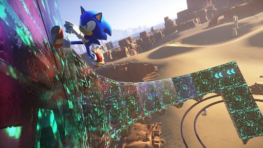 Sonic Frontiers - Sonic running wild