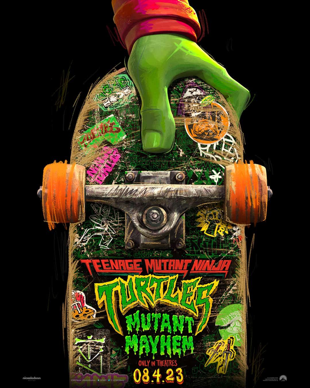 Affiche du film Teenage Ninja Turtles Mutant Mayhem
