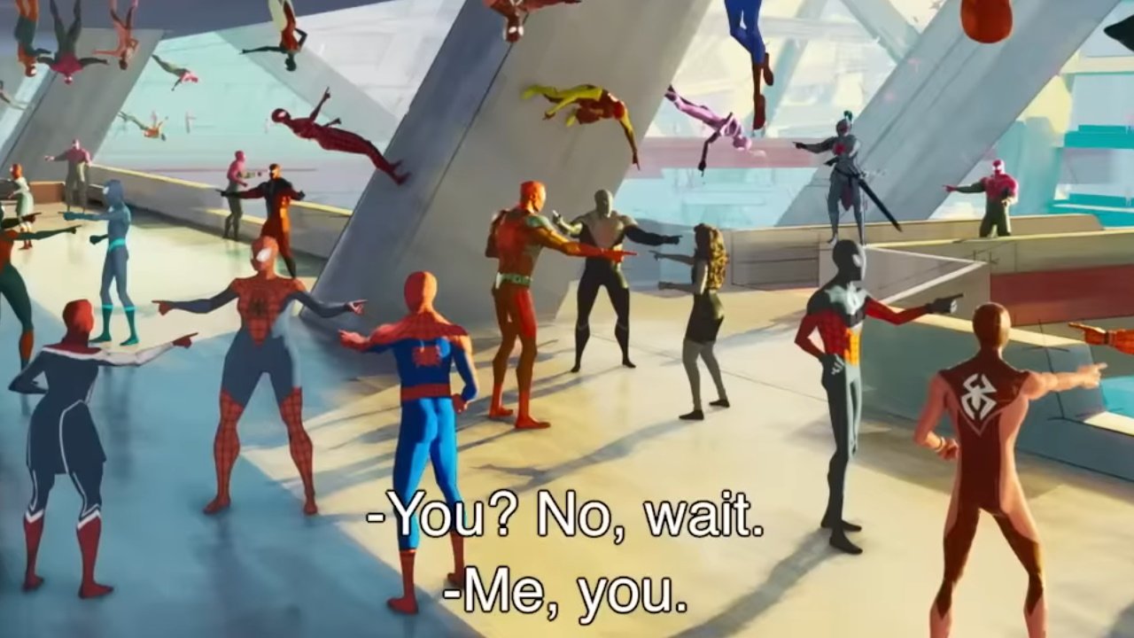 Spider-Man Across the Spider-Verse meme