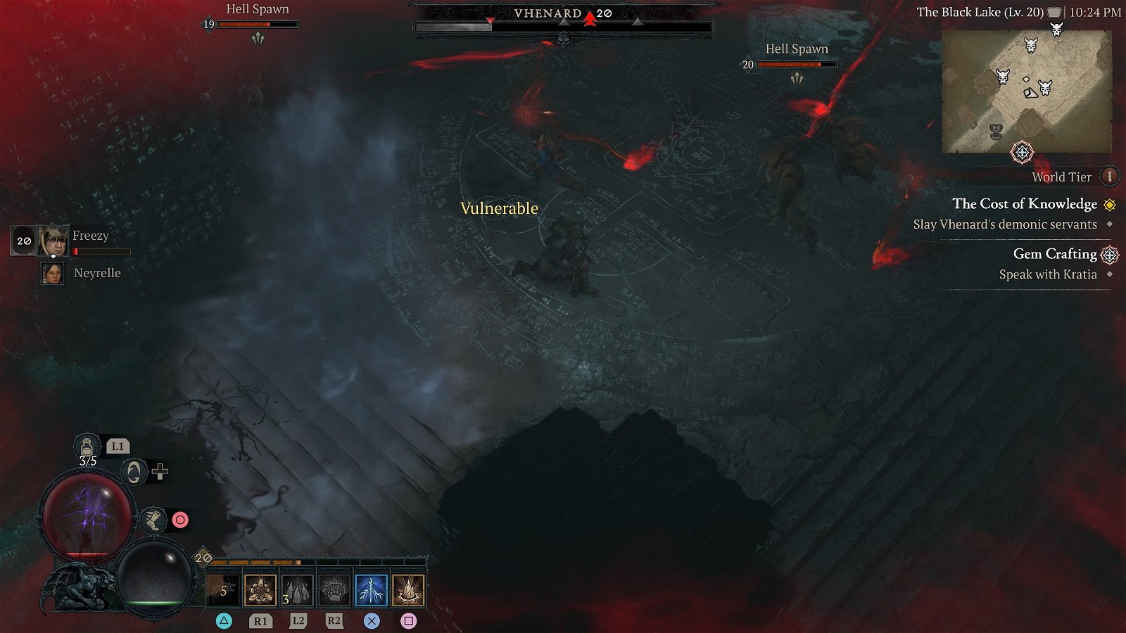 Diablo IV Vhenard boss fight