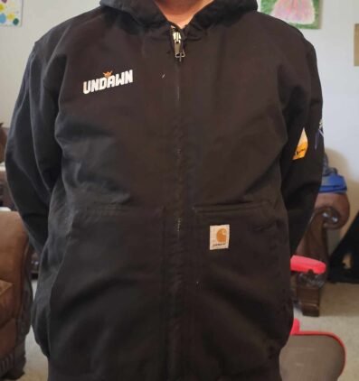 Picture of the Coat included with the Undawn Survival Kit