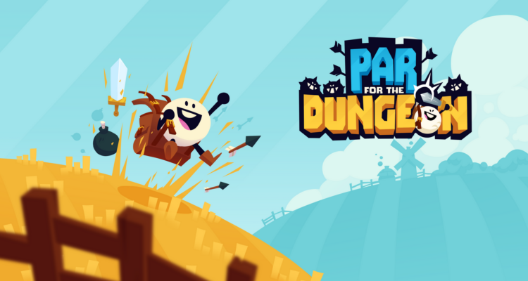 Key art and logo for Par of the Dungeon