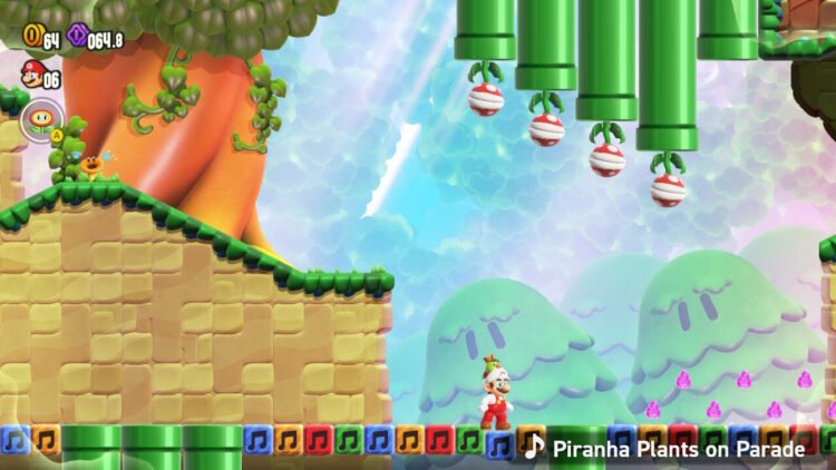 Super Mario Bros. Wonder - These are singing piranha plants!!!