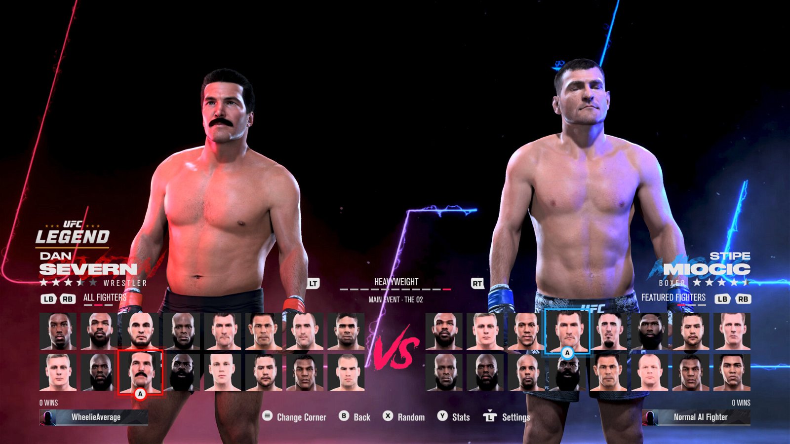 EA Sports UFC 5 Fighter Select