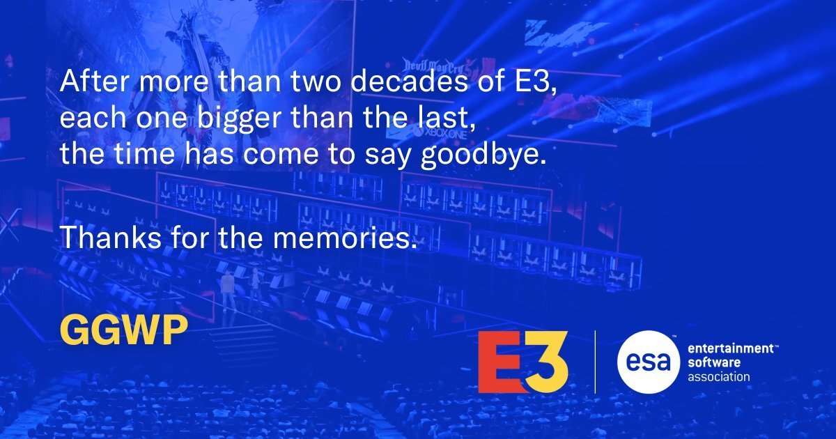 E3 is officially dead.