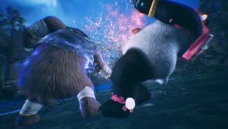 Tekken 8 - Kuma, Panda'ya tokat atıyor