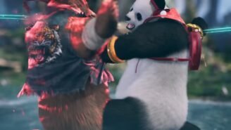 Tekken 8 - Panda obtient un bon coup contre Kuma