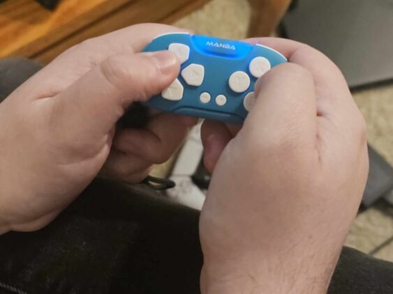 Mini Controller being Held