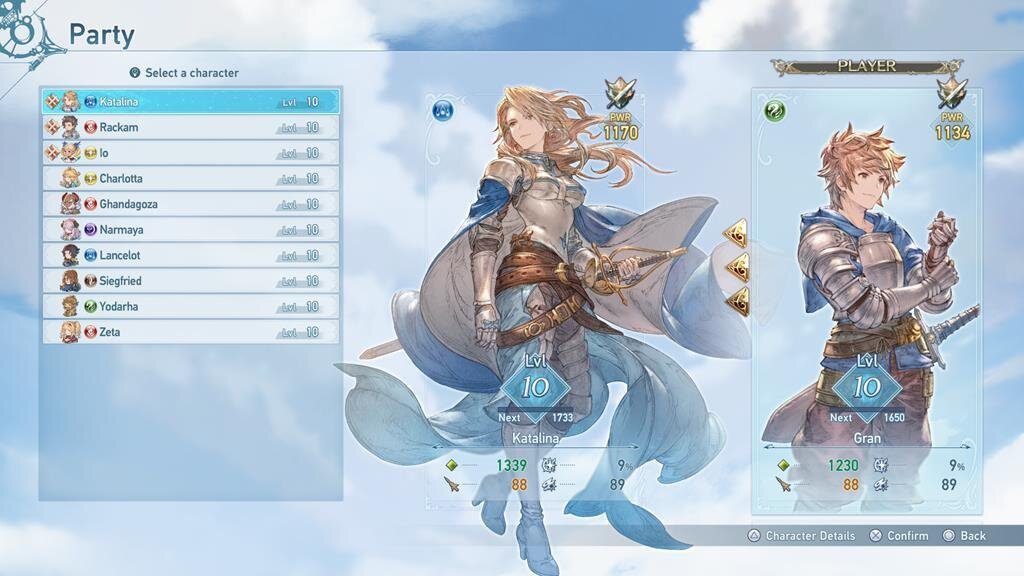 Changing Characters in Granblue Fantasy Relink Quest Mode - 4