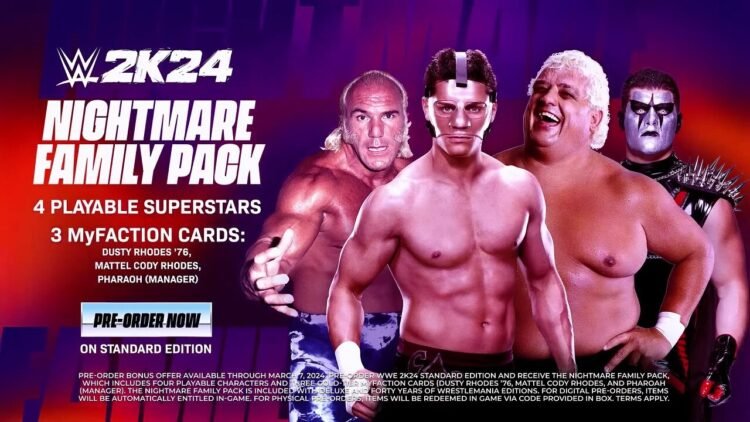 WWE 2K24 Rhea Ripley Cody Rhodes Bianca Belair Wrestlemania