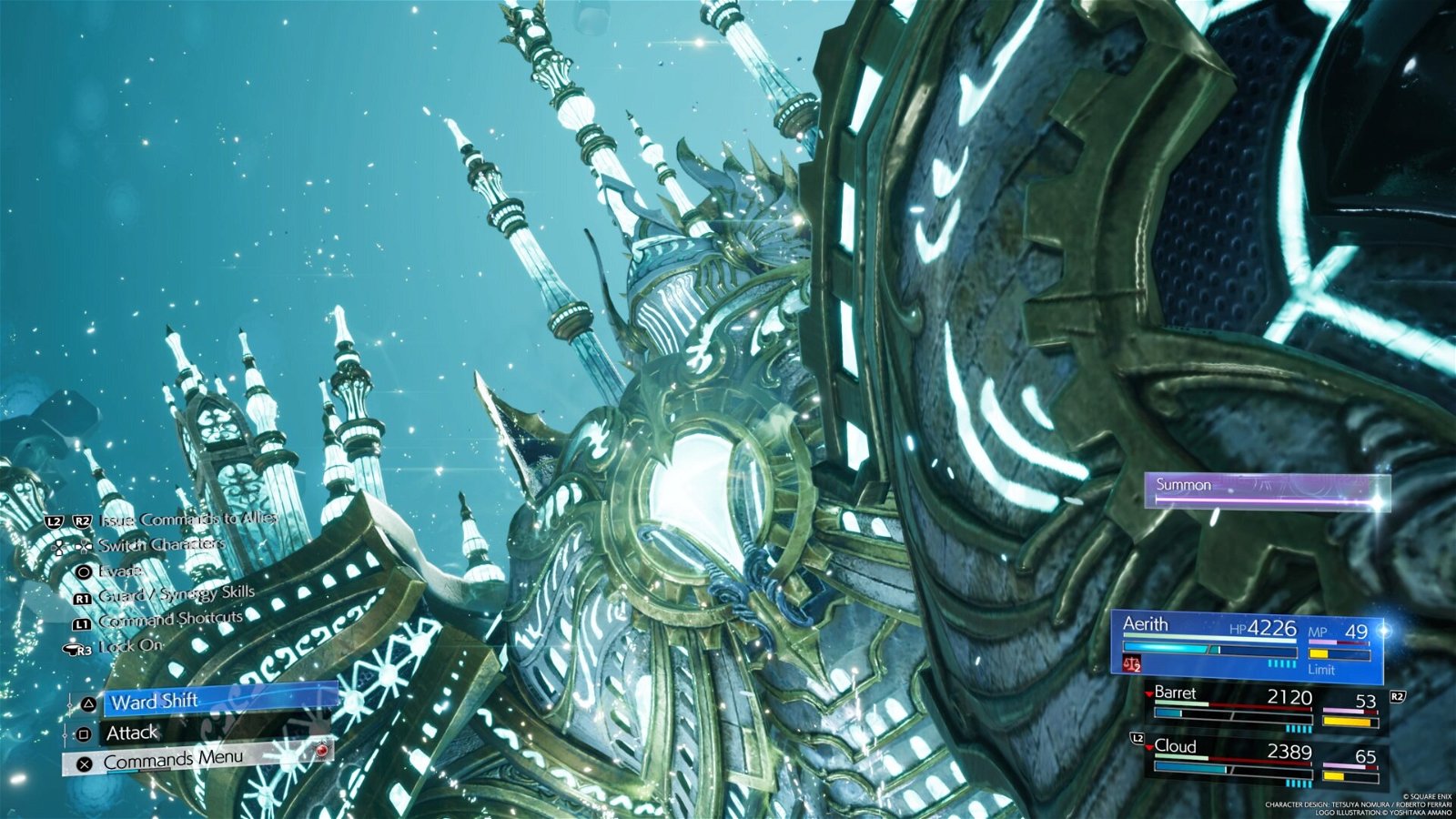 Final Fantasy VII Rebirth Alexander invoque le jugement