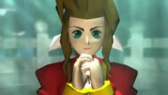Aerith Gainsborough Praying Final Fantasy VII