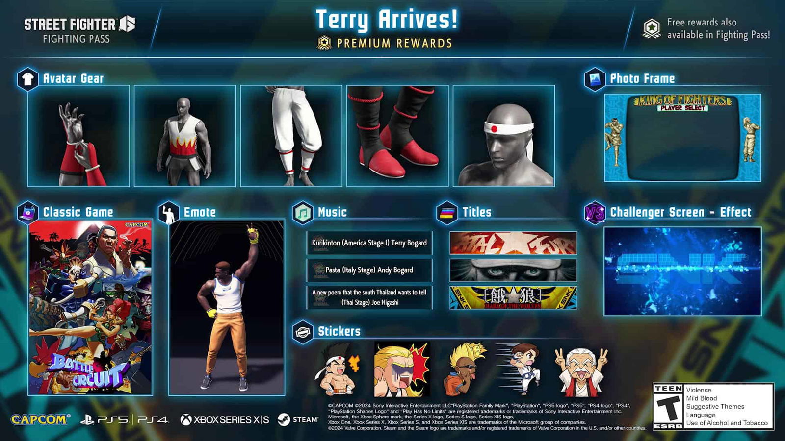 Street Fighter VI Terry Arrives Battle Pass