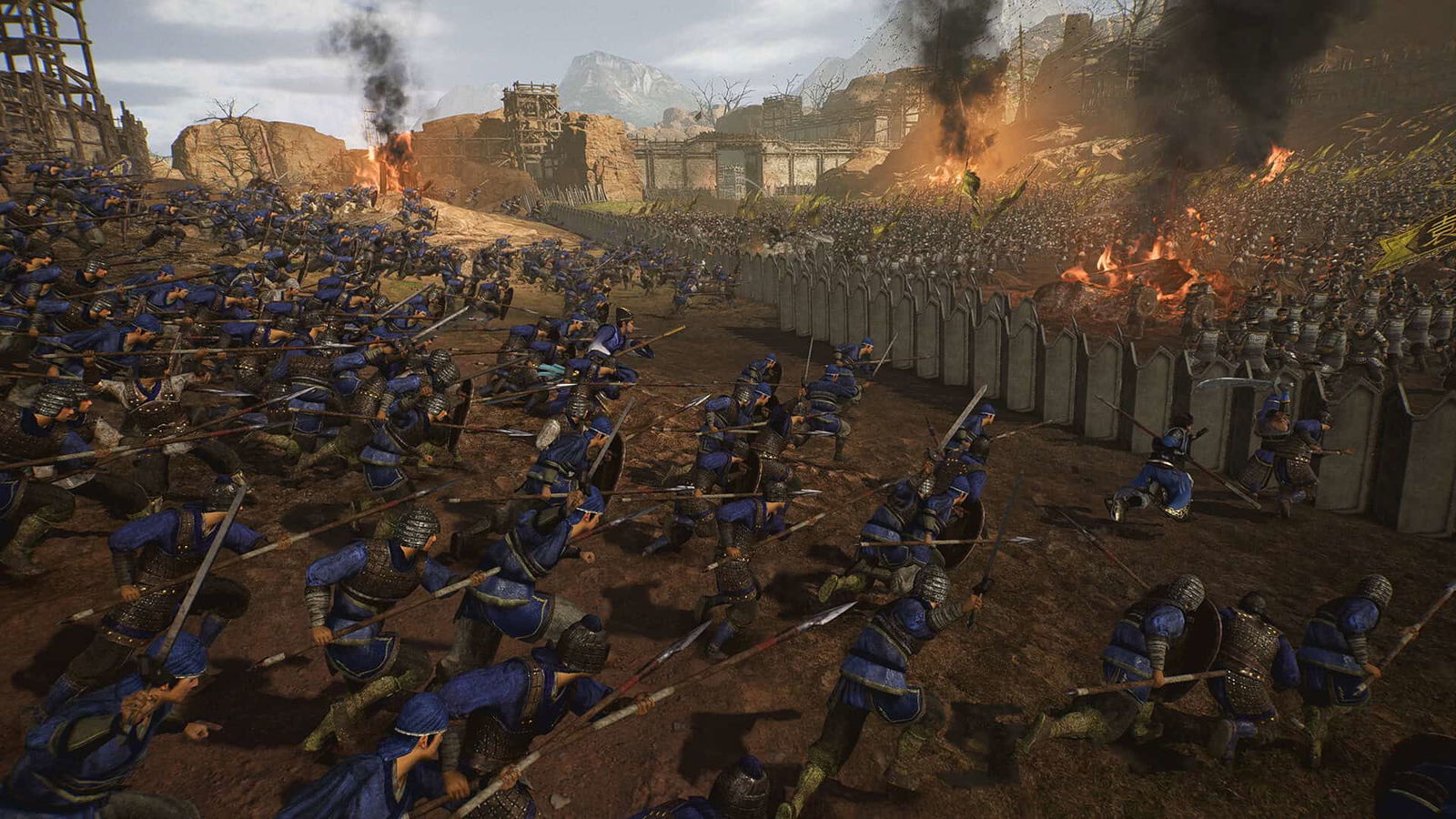 Screenshot of gameplay in Dynasty Warriors Origins