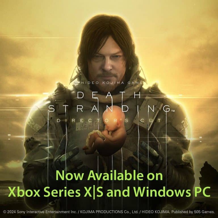 Announcement image for Death Stranding releasing on Xbox