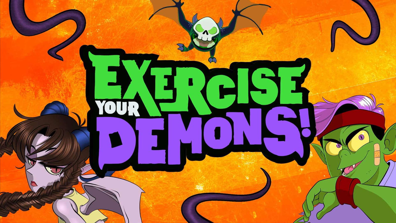 The main logo for Exercise Your Demons!