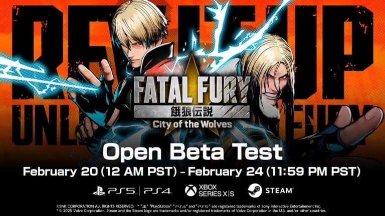 Fatal Fury City of the Wolves open beta