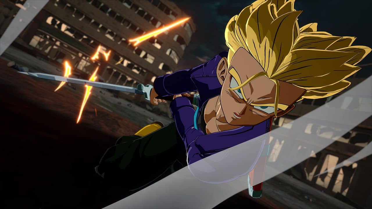 Dragon Ball's Trunks as he appears in Sparking! Zero